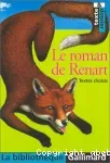 Le roman de Renart Textes choisis